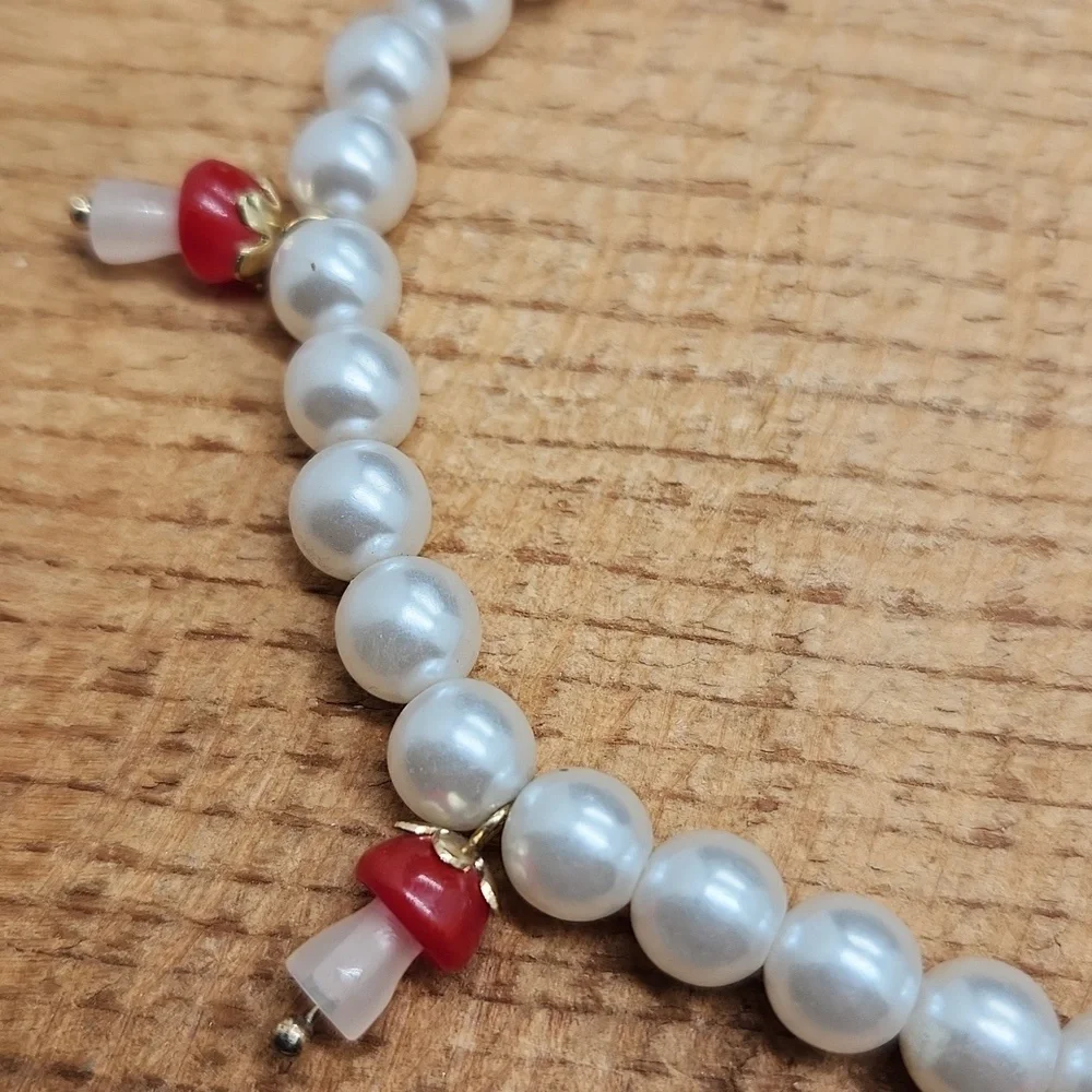 Magic Mushroom Pearl‎ Necklace Frasier Sterling